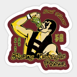 Shang Tsung's Pizza Sticker